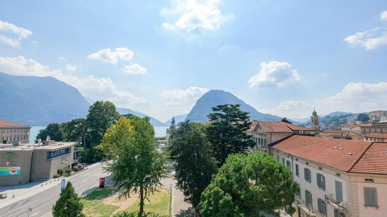 Hotel Pestalozzi Lugano Exterior foto