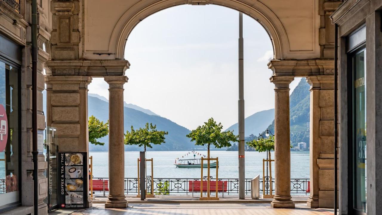 Hotel Pestalozzi Lugano Exterior foto