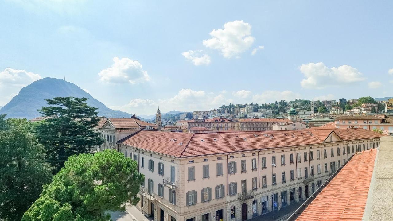 Hotel Pestalozzi Lugano Exterior foto