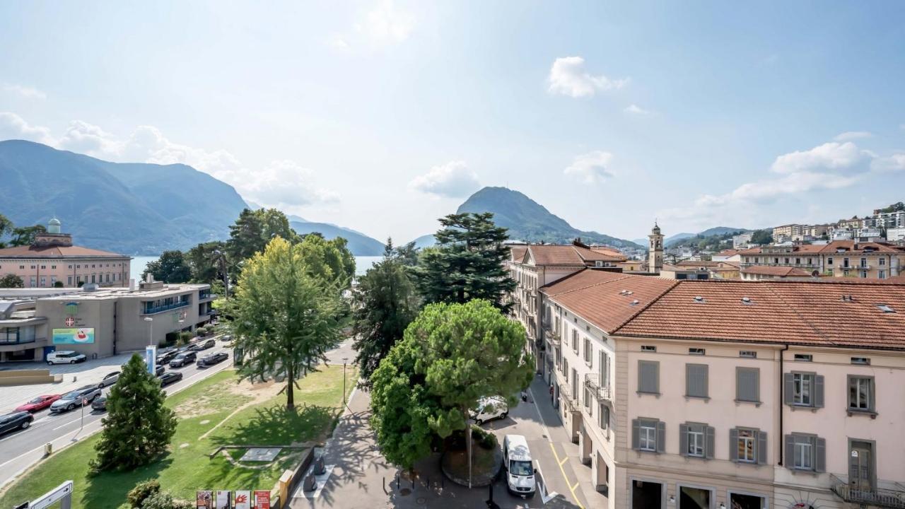 Hotel Pestalozzi Lugano Exterior foto